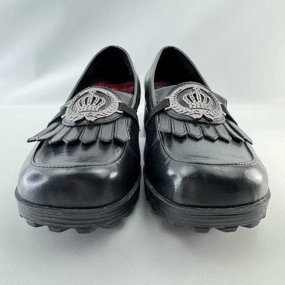 Vintage Y2K Unionbay Queen Crown Chunky Mary Jane Heels Platform Retro Shoes 10